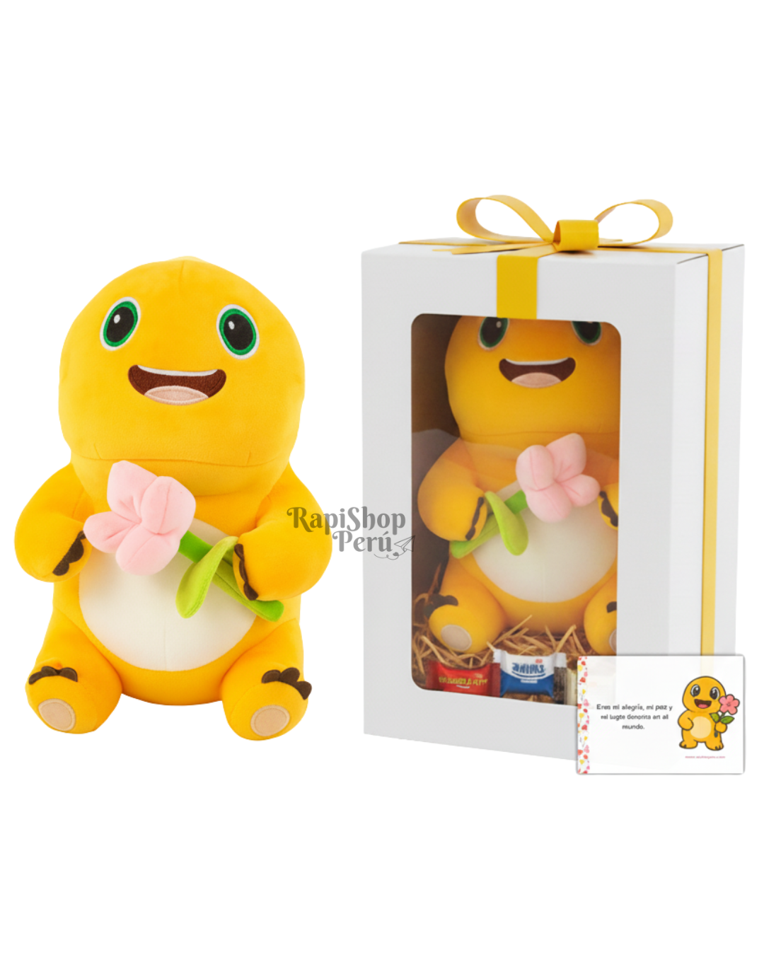 Peluche Nailong con Tulipan