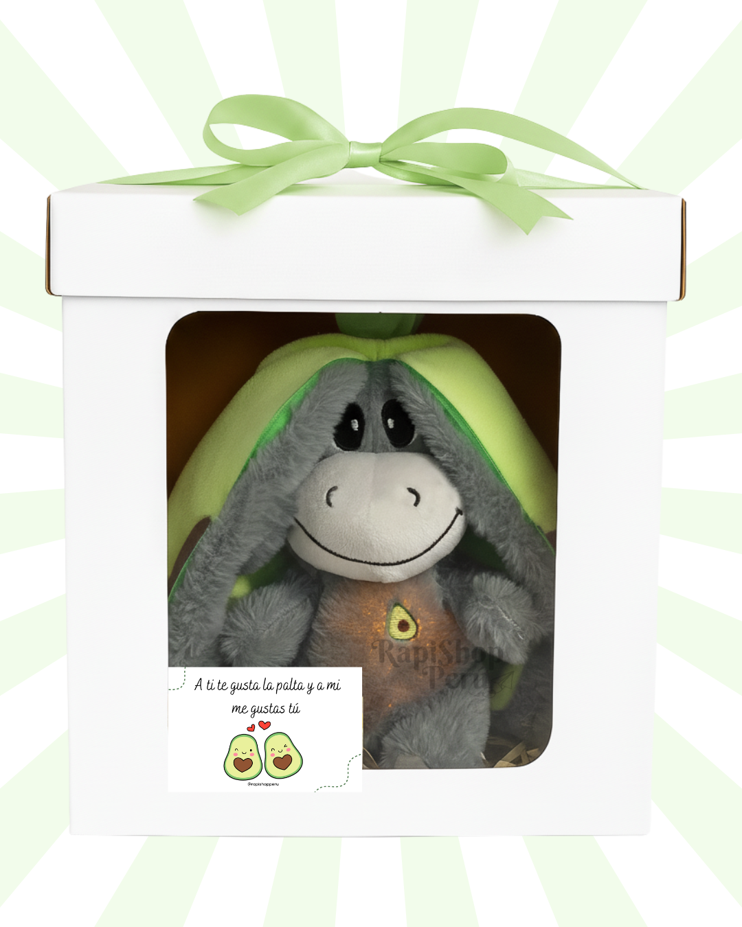 Peluche Viral Burrito que respira Palta y Fresa (A elegir)