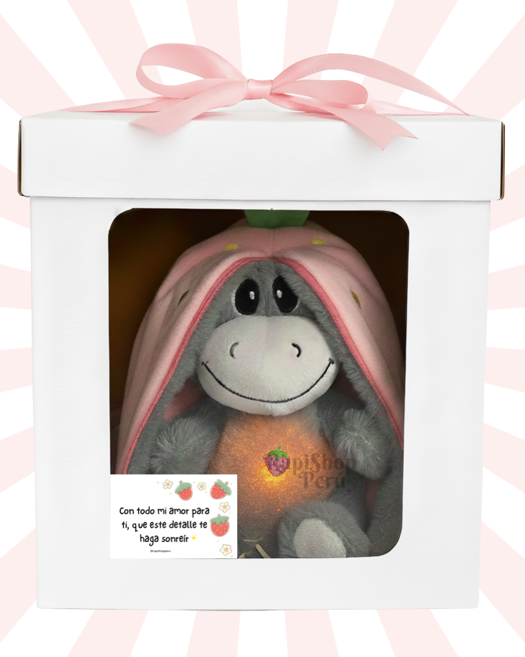 Peluche Viral Burrito que respira Palta y Fresa (A elegir)